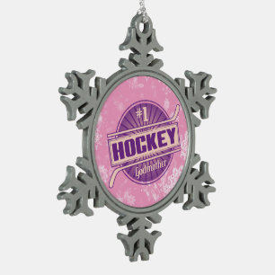 1 Hockey Godmutter Weihnachtsbaum Ornament
