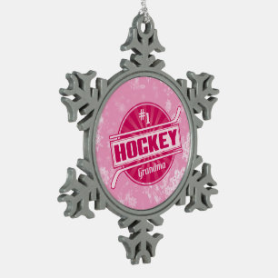 1 Hockey Oma Weihnachtsbaum Ornament