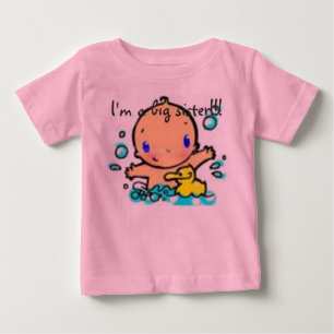 1, ich bin eine große Schwester!!! Baby T-shirt
