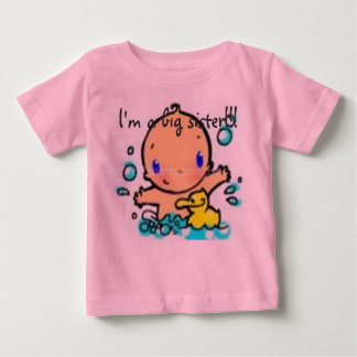 1, ich bin eine große Schwester!!! Baby T-shirt