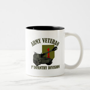 1. Identifikations-Veteran - Haubitze M109 Zweifarbige Tasse