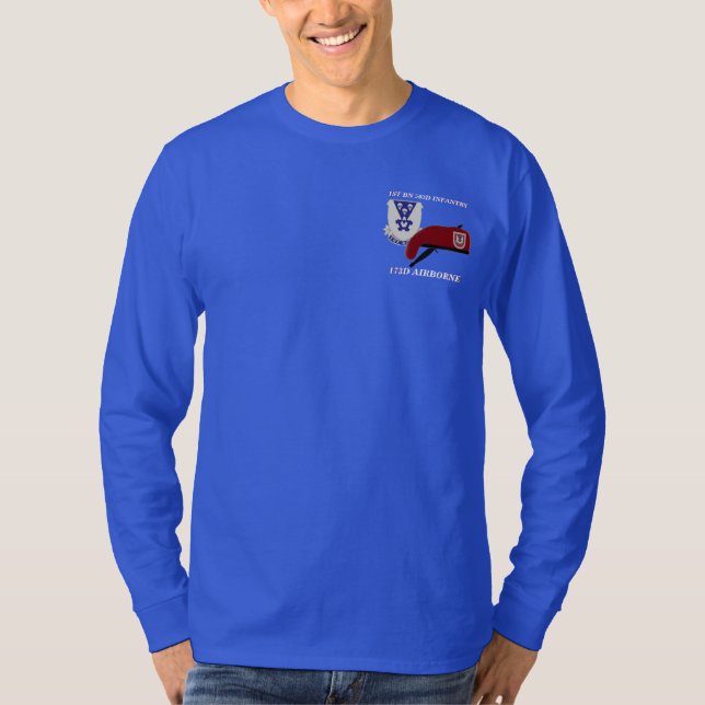 1. IM FLUGZEUG SHIRT des BATAILLON-503D der (Vorderseite)