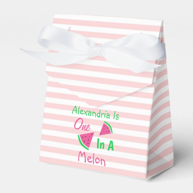 1 in einem Melon 1. Geburtstag Geschenkschachtel (Vorderseite)