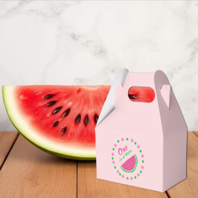 1 in einem Melon 1. Geburtstag Geschenkschachtel (Von Creator hochgeladen)