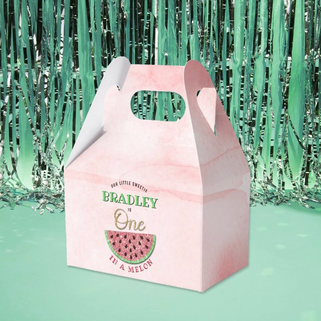 1 in einem Melon 1. Geburtstag Geschenkschachtel (Von Creator hochgeladen)
