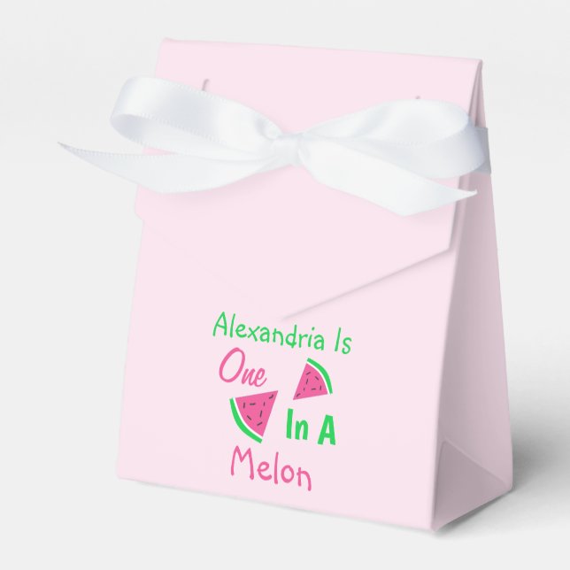 1 in einem Melon 1. Geburtstag Geschenkschachtel (Vorderseite)