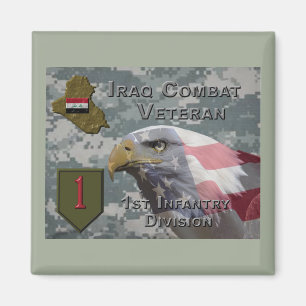 1. Infanterie Div Irak Combat Veteran Magnet