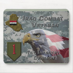 1. Infanterie Div Irak Combat Veteran Mousepad