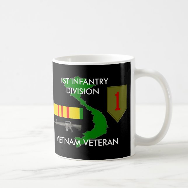 1. Infanterie Div Vietnam Kaffee Tasse (Rechts)