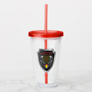 1. Infanterie-Division “Big Red One” Acryltrinkbecher