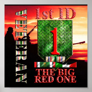 1. Infanterie Division Desert Storm Veteran Poster
