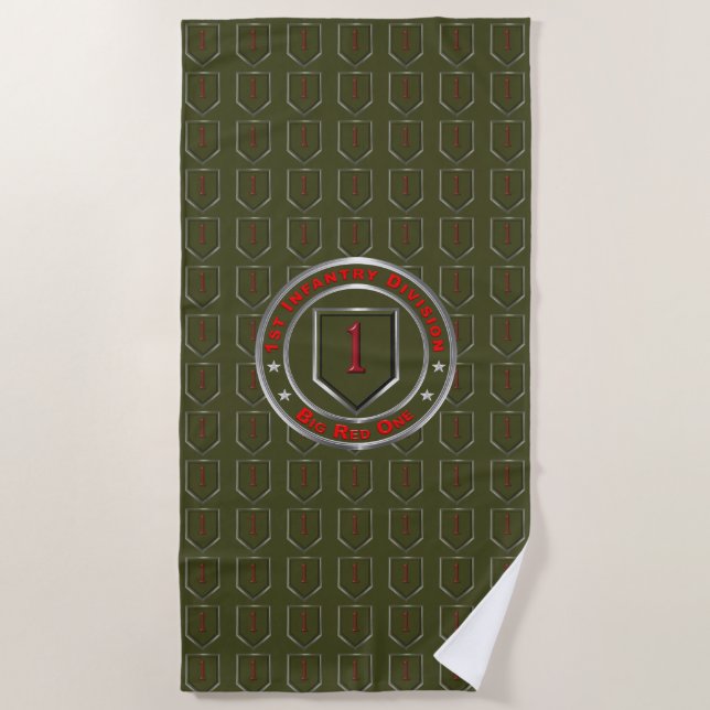 1. Infanterie-Division  Strandtuch (Vorderseite)