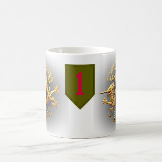 1. Infanterie und Vietnam Service Dragon Kaffeetasse