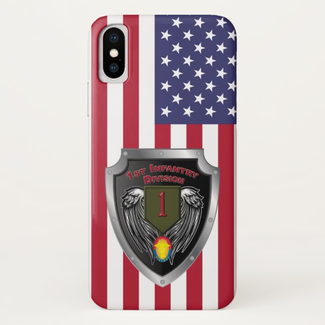 1. Infanterieabteilung "Big Red One" Case-Mate iPhone Hülle (Rückseite)