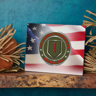 1. Infanterieabteilung "Big Red One" Fotoplatte