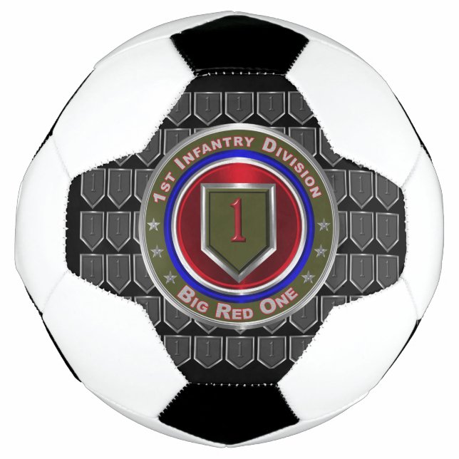 1. Infanterieabteilung "Big Red One" Fußball (Vorderseite)