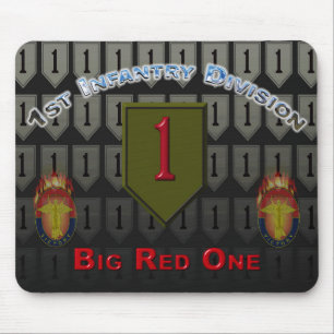 1. Infanterieabteilung "Big Red One" Mousepad