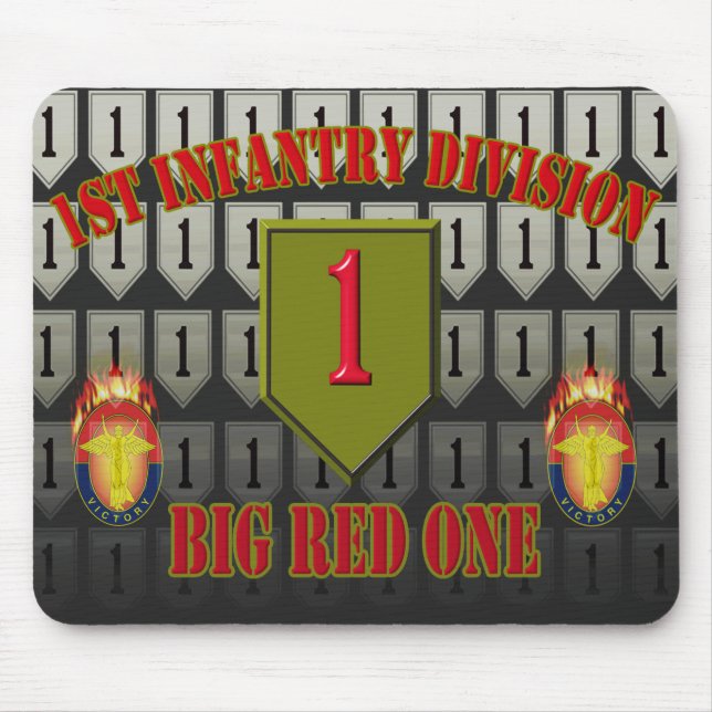 1. Infanterieabteilung "Big Red One"  Mousepad (Vorne)