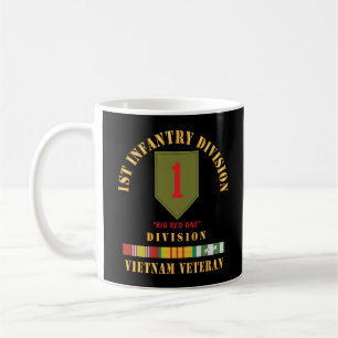 1. Infanterieabteilung - Big Red One - Vietnam Vet Kaffeetasse