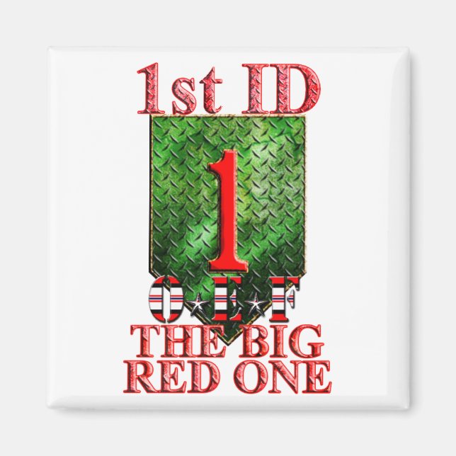 1. Infanterieabteilung OEF VETERAN Magnet (Vorne)