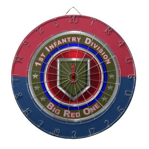 1. Infanteriedivision “Big Red One” Dartscheibe
