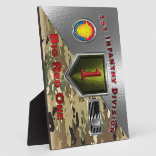 1. Infanteriedivision “Big Red One” Fotoplatte