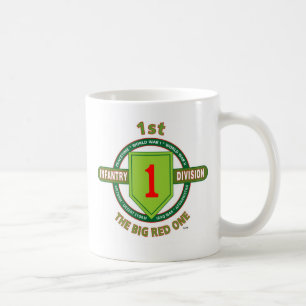 1. INFANTERIEDIVISION "das GROSSE ROT EINS " Kaffeetasse