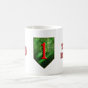 1. Infanteriedivision-großes Rot eins Tasse