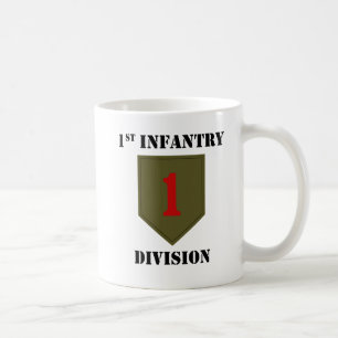 1. Infanteriedivision mit Text Tasse