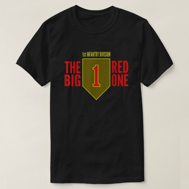 1. INFANTRIEDIVISION US ARMY T-Shirt (Design vorne)