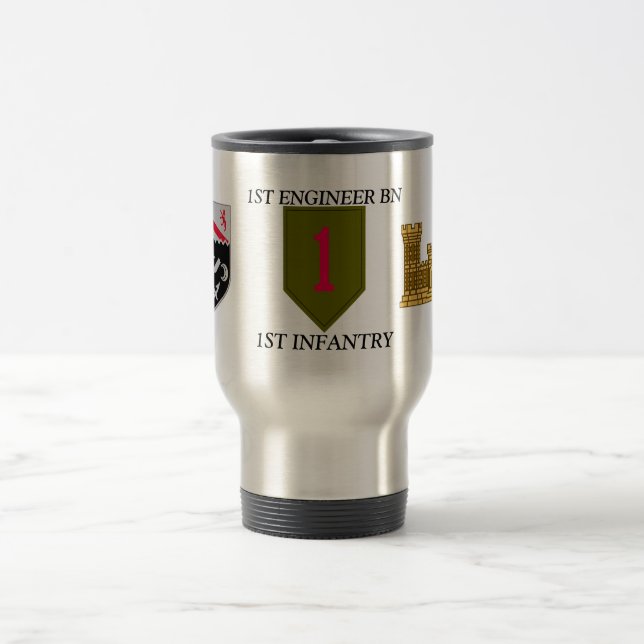 1. INGENIEUR-BATAILLON-1. INFANTERIE-TASSE REISEBECHER (Mittel)