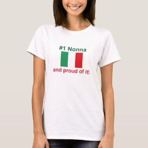 #1 Italiener Nonna (Großmutter) T-Shirt