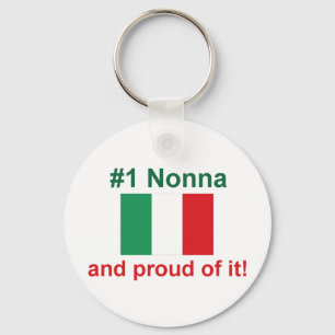 #1 Italienische Nonna und stolz darauf! Geschenk Schlüsselanhänger