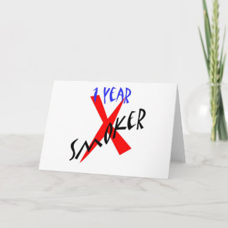 1 Jahr Roter Ex-Raucher Karte