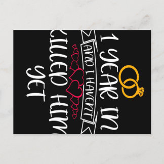 1 Jahr und ich habe ihn noch nicht Ankündigungspostkarte