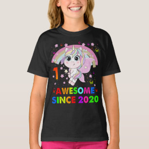 1 Jahre alte Einhorn-Süsse 1. Geburtstag Einhorn T-Shirt