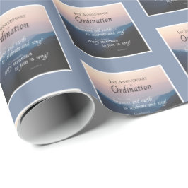 1. Jahrestag der Glückwunsch der Ordination Geschenkpapier