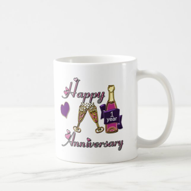 1. Jahrestag Kaffeetasse (Rechts)