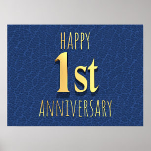1. Jahrestag Poster