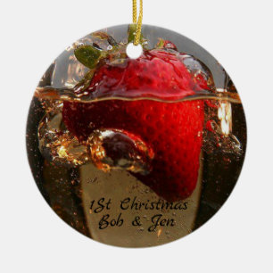 1. Jahrheirat Keramik Ornament