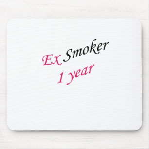 1-jähriger Exraucher Mousepad