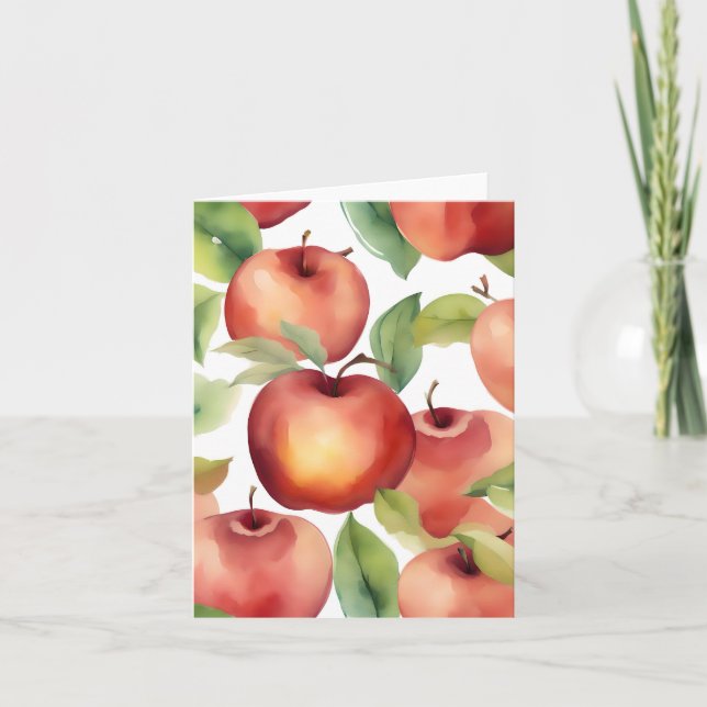 1. Januar Apple Giving Day F Karte (Vorderseite)