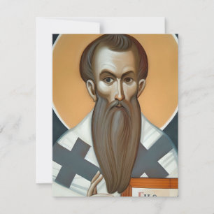 1. Januar St. Basil-Tag Feiertagskarte