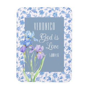 1 Johannes 4:16 Gott ist Liebe – Personalisierte c Magnet