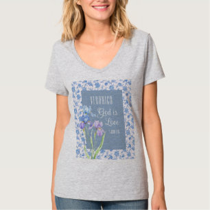 1 Johannes 4:16 Gott ist Liebe – Personalisiertes T-Shirt