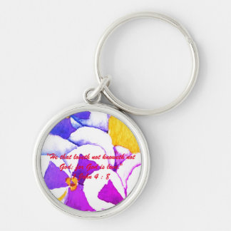 1 Johannes 4:8 "—denn Gott ist Liebe." Wahrheiten  Schlüsselanhänger