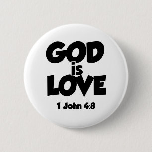 1 Johannes 4-8 Gott ist Liebe Button