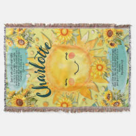 1 John 1:7, Christliche Frauen Sonnenschein Decke