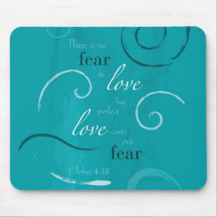 1 John-4:18 Mousepad