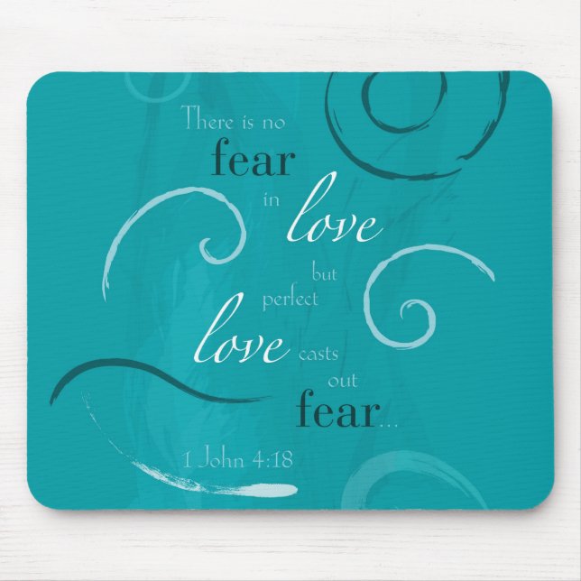 1 John-4:18 Mousepad (Vorne)